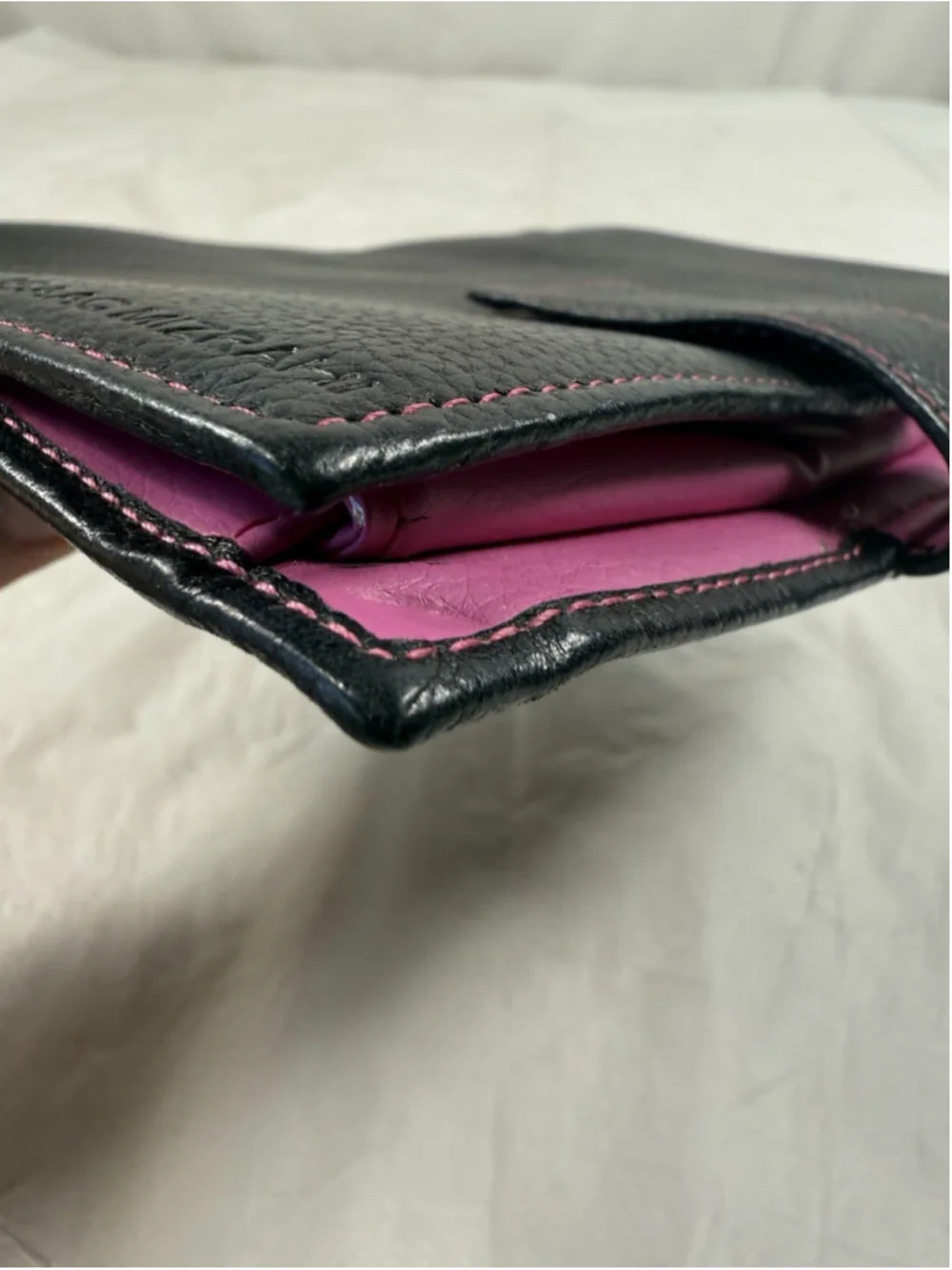 Isaac Mizrahi Black Credit Card Wallet